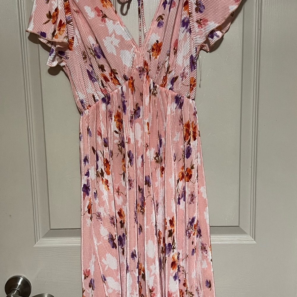 Vanilla Bay Pink Floral MiniDress